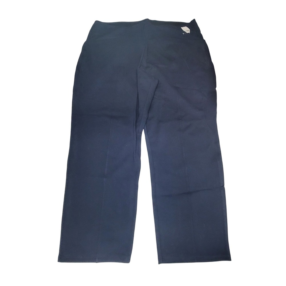 NWT Old Navy Stevie Straight Extra High-Rise Pants Blue XXL Womens Career Wear